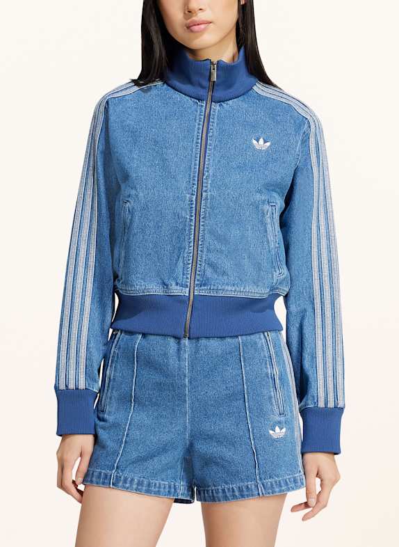 adidas Originals Kurtka ADICOLOR w stylu jeansowym NIEBIESKI