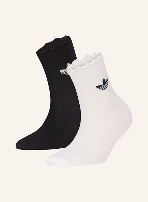 adidas Originals 2er-Pack Socken RUFFLE WHITE/BLACK