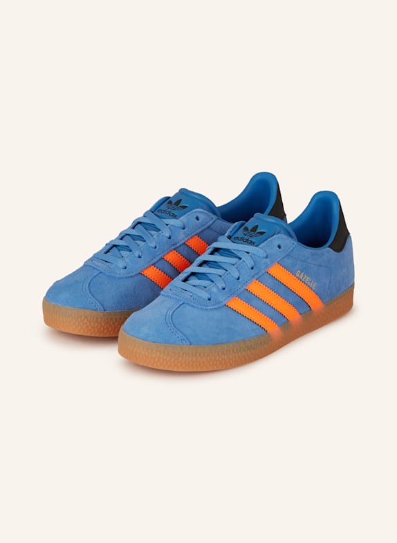 adidas Originals Sneaker GAZELLE BLAU/ NEONORANGE
