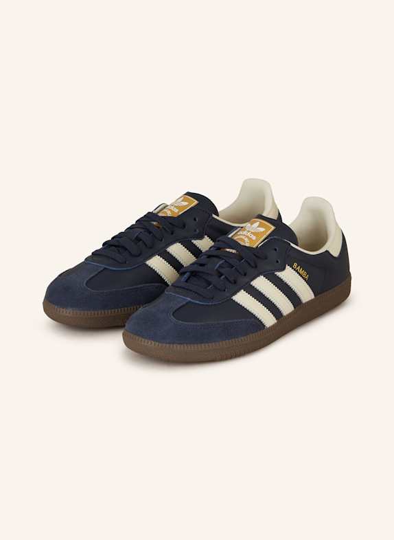 adidas Originals Sneaker SAMBA OG SHOES DUNKELBLAU/ CREME