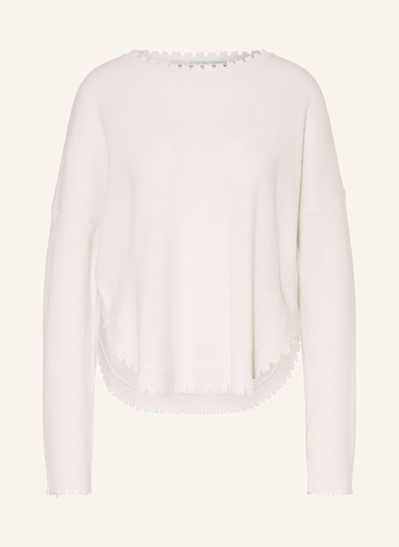 HERZEN'S ANGELEGENHEIT Sweater with cashmere WHITE