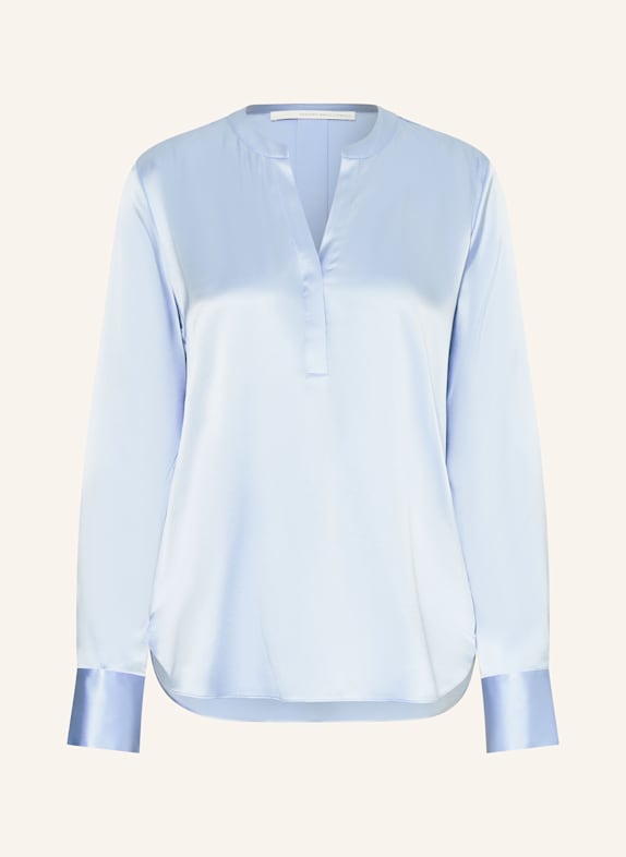 HERZEN'S ANGELEGENHEIT Silk blouse LIGHT BLUE