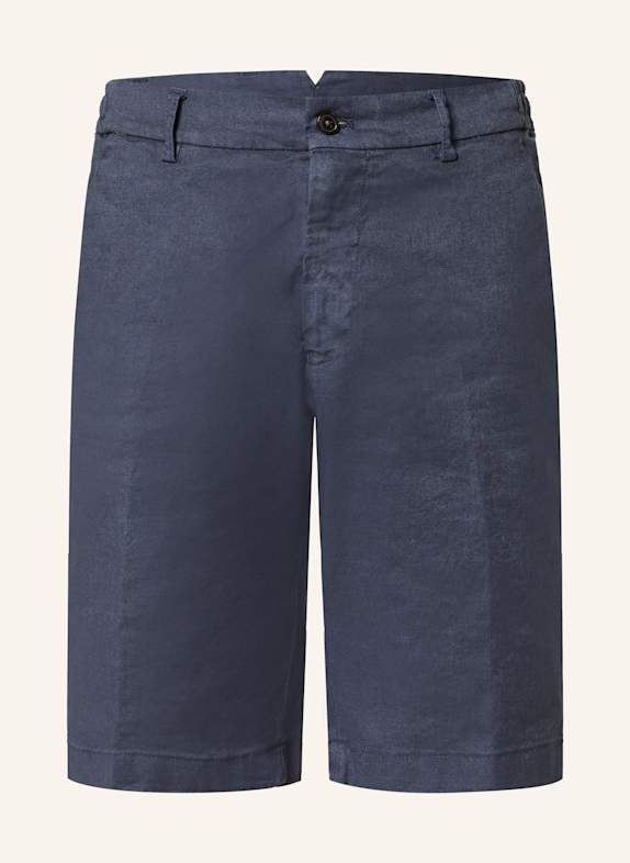BERWICH Shorts mit Leinen DUNKELBLAU