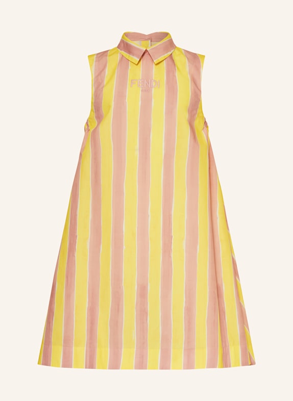FENDI Kleid GELB/ ALTROSA