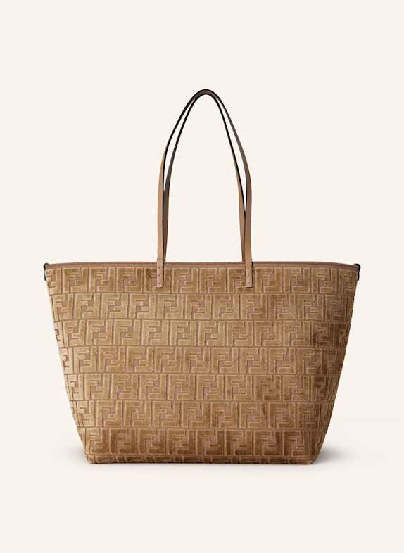 FENDI Shopper mit Pouch BRAUN