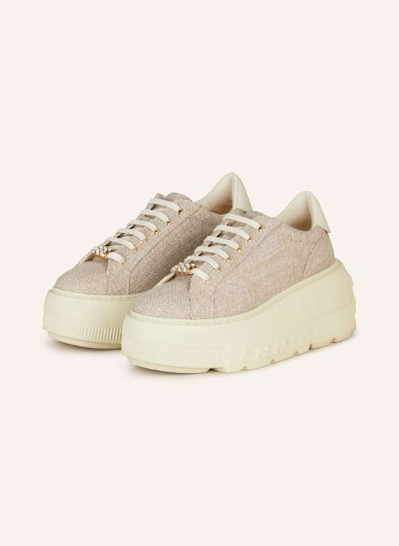 CASADEI Sneaker NEXUS GOLD/ ECRU