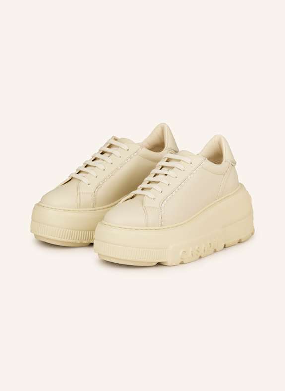 CASADEI Sneaker NEXUS mit Pailletten ECRU