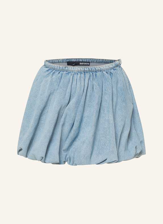 ROTATE jupe plissée 3049 Beige Blue Denim