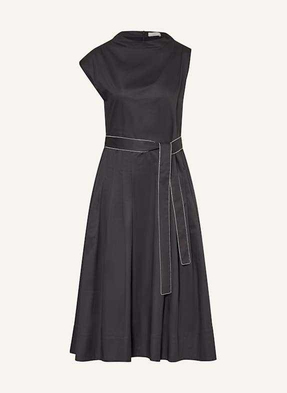 PESERICO Dress with decorative beads DARK BLUE