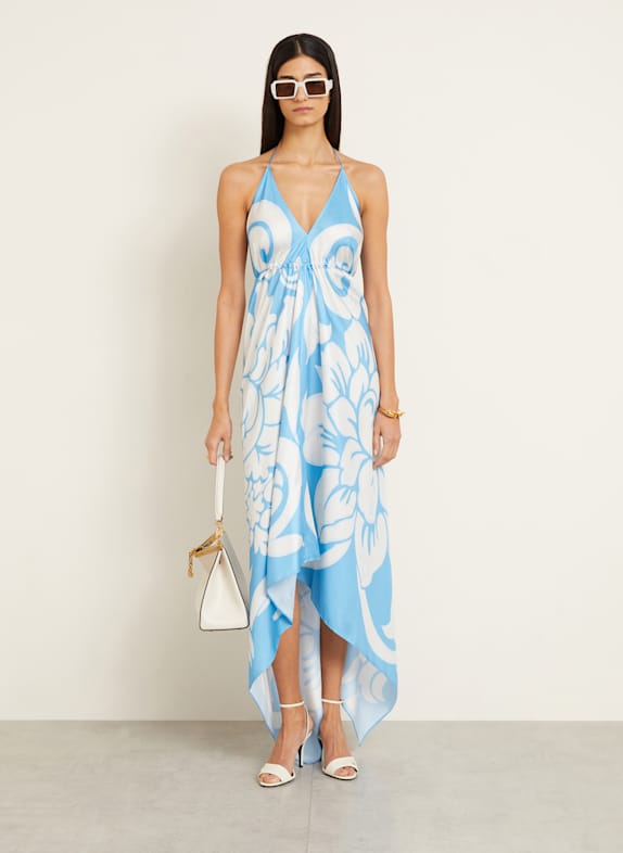 ETRO Strandkleid BLAU / WEISS