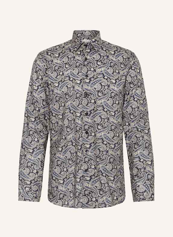 ETRO Hemd Regular Fit SCHWARZ/ BLAU/ CREME