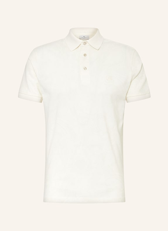 ETRO Piqué-Poloshirt ECRU