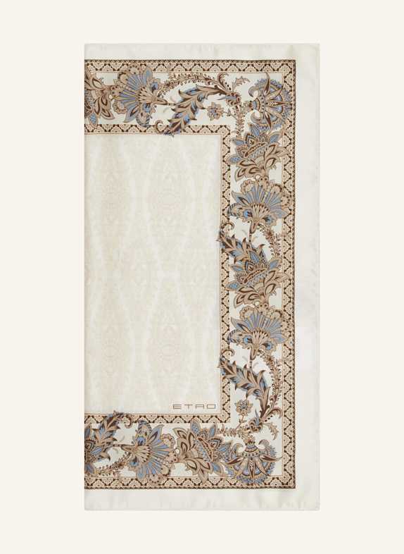 ETRO Seidentuch ECRU/ TAUPE