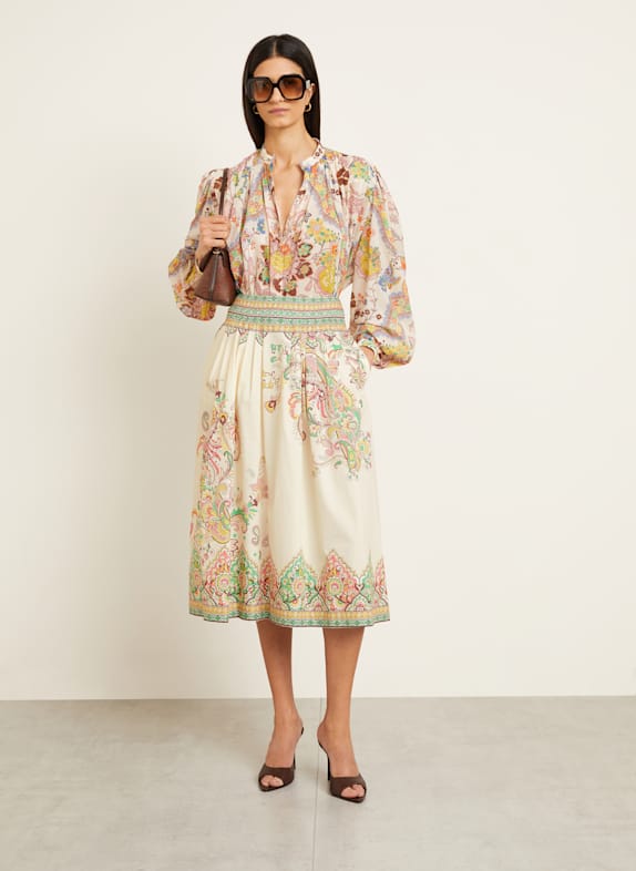 ETRO blouse CRÈME / VIEUX ROSE