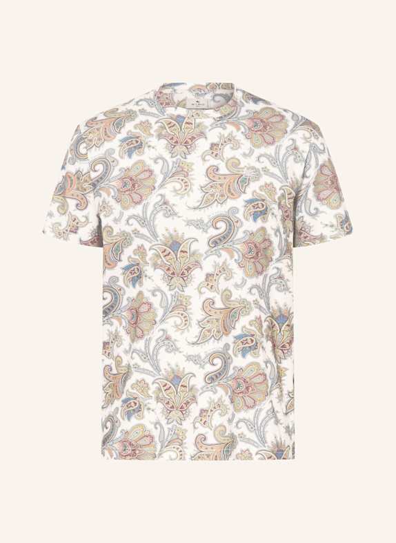ETRO T-Shirt WEISS/ BLAU/ GRÜN