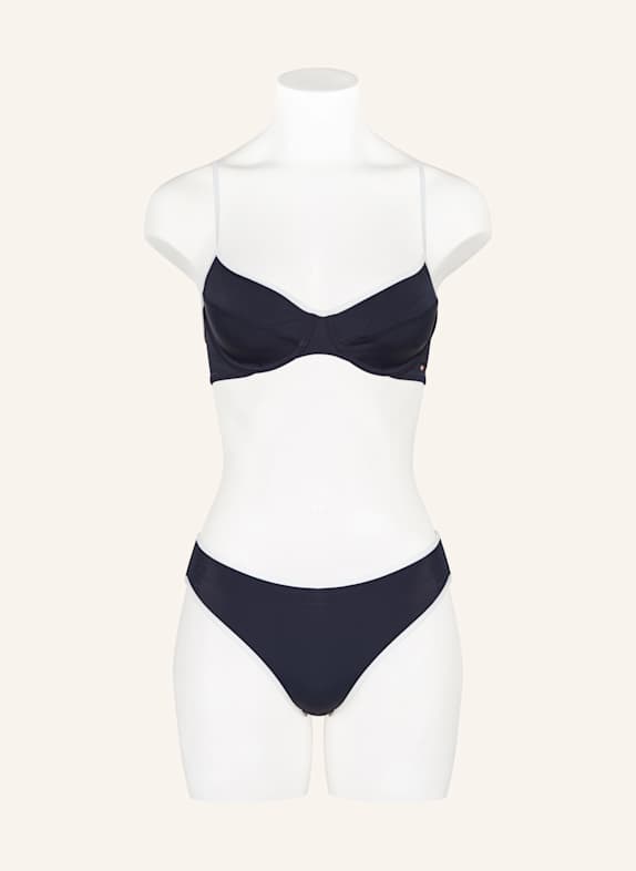 TOMMY HILFIGER Bikini top met beugels DONKERBLAUW / WIT
