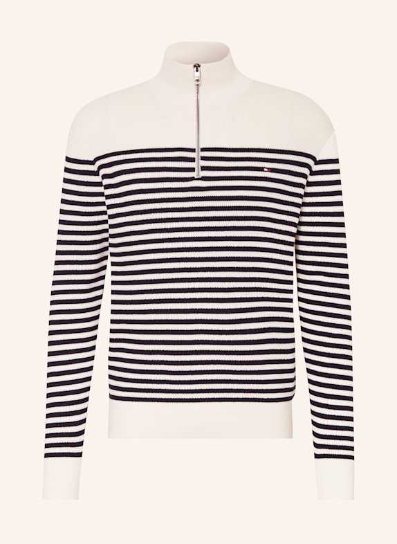 TOMMY HILFIGER Troyer RACKING DUNKELBLAU/ ECRU