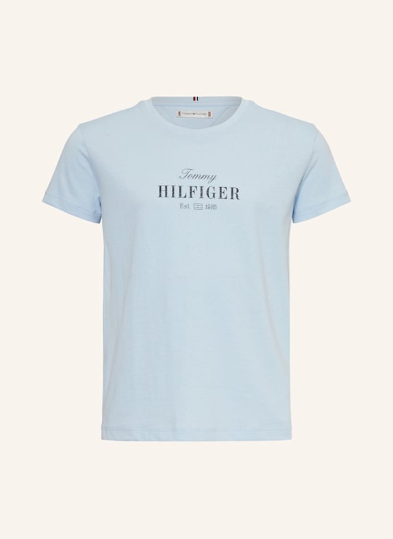 TOMMY HILFIGER T-Shirt HELLBLAU/ DUNKELBLAU