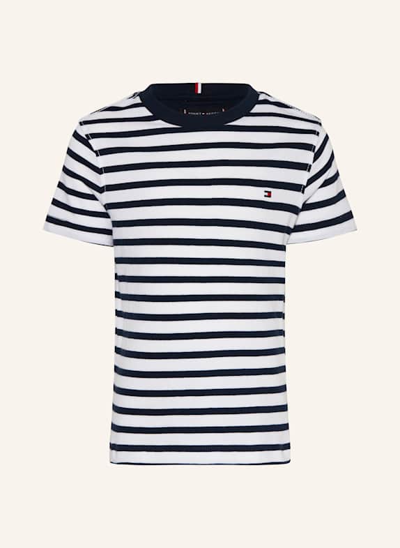 TOMMY HILFIGER Tričko TMAVĚ MODRÁ/ BÍLÁ