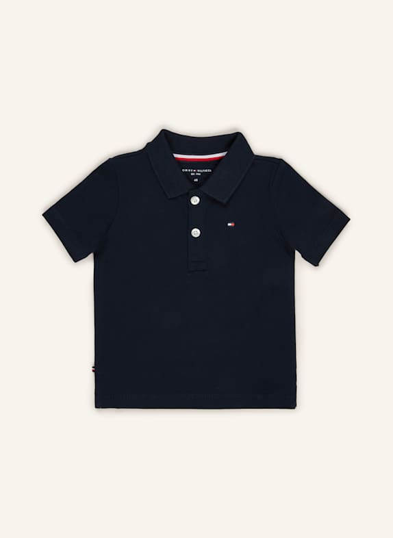 TOMMY HILFIGER Koszulka polo z piki GRANATOWY