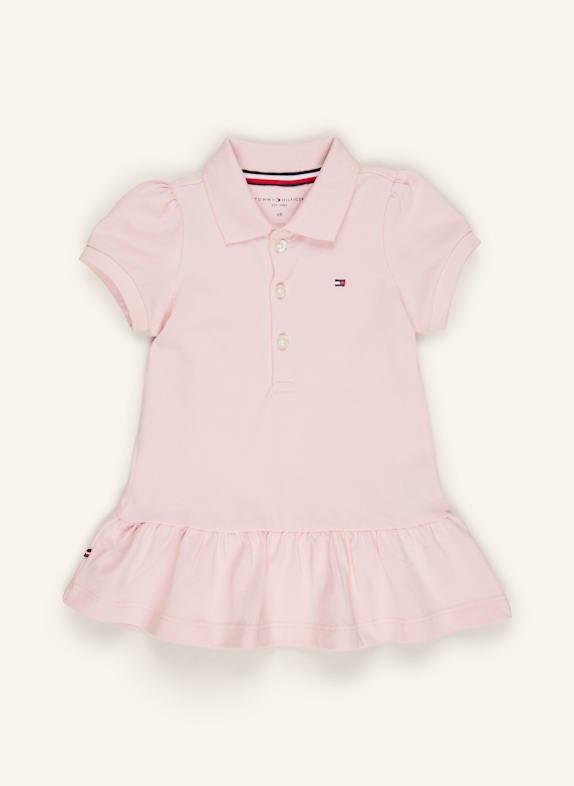 TOMMY HILFIGER Piqué-Polokleid HELLROSA