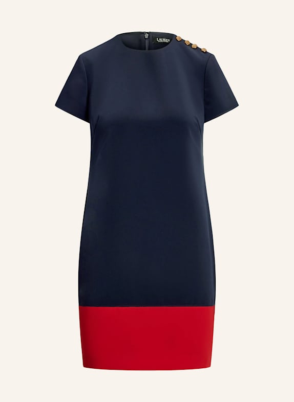 LAUREN RALPH LAUREN Kleid DUNKELBLAU/ ROT