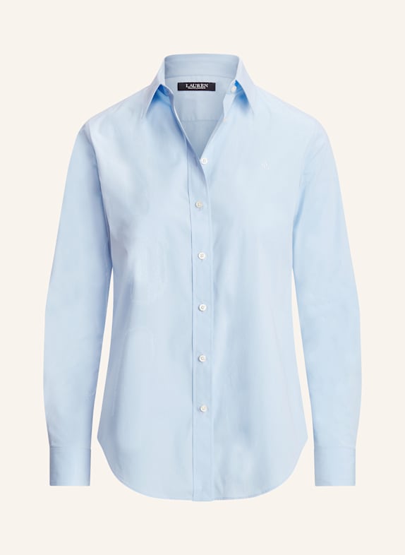 Košilová halenka ze saténu Košilová halenka TMAVĚ MODRÁ