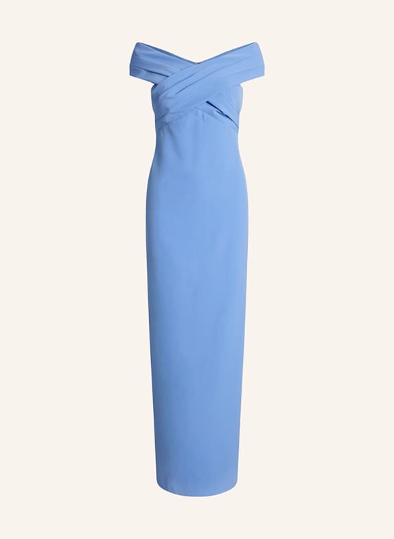 LAUREN RALPH LAUREN Abendkleid IRENE HELLBLAU