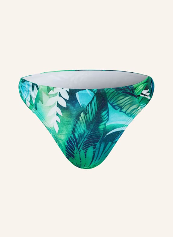 LAUREN RALPH LAUREN Basic bikini bottoms CARTAGO PALMS GREEN/ TURQUOISE/ DARK GREEN