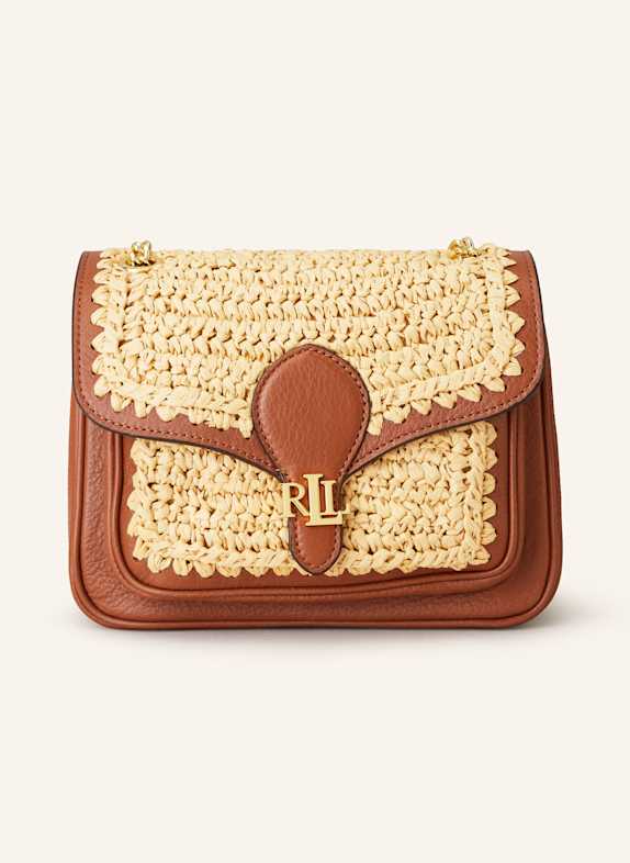 LAUREN RALPH LAUREN Umhängetasche BRADLEY HELLBRAUN/ BRAUN