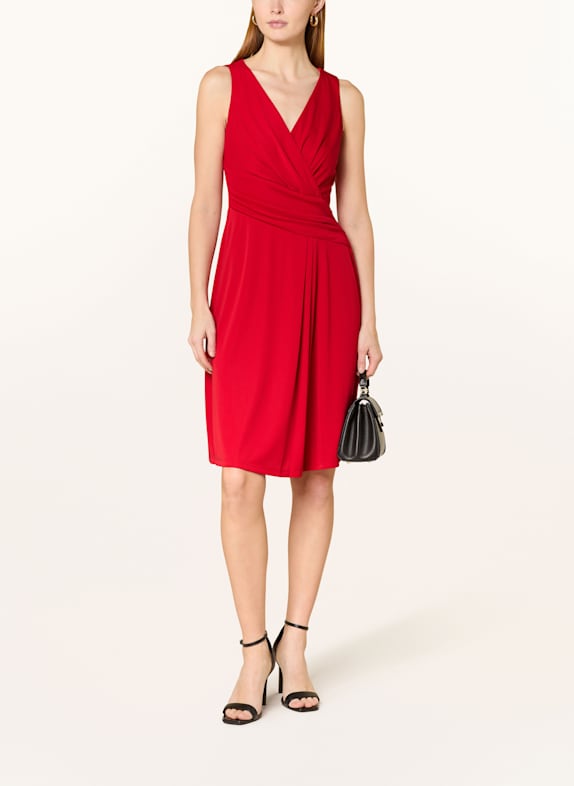 LAUREN RALPH LAUREN Kleid MATTE ROT