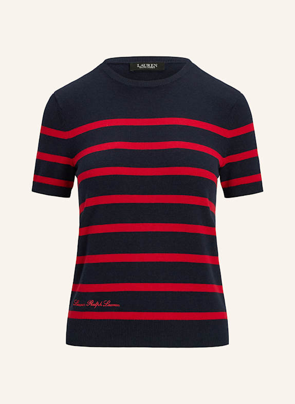 LAUREN RALPH LAUREN Strickshirt DUNKELBLAU/ ROT