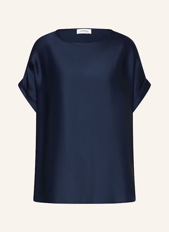 ottod'ame Blusenshirt GLORIA aus Satin DUNKELBLAU