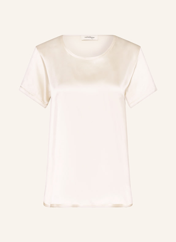 ottod'ame Blusenshirt im Materialmix CREME