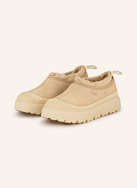UGG Pantofle na platformie TASMAN WEATHER HYBRID JASNOBRĄZOWY