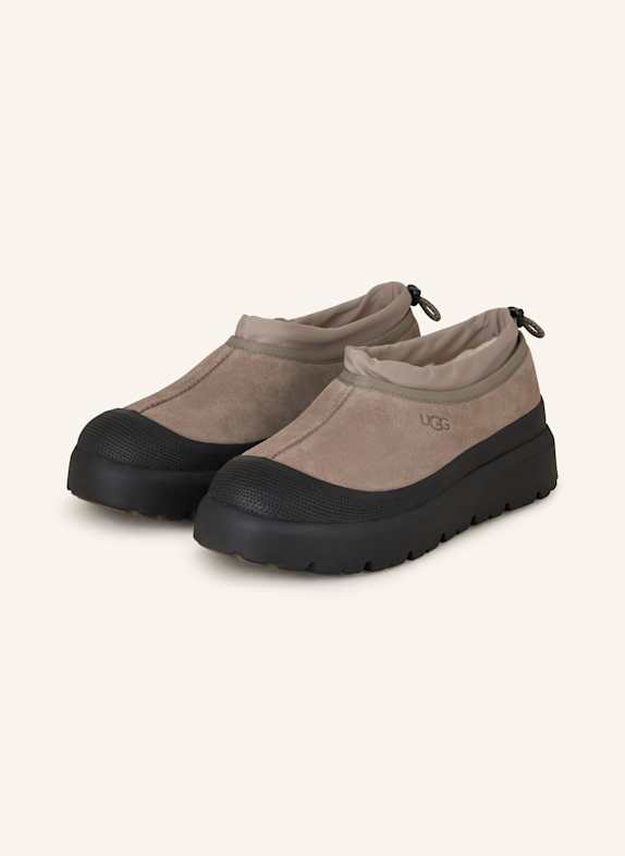 UGG Pantofle TASMAN WEATHER HYBRID SZAROBRĄZOWY/ CZARNY