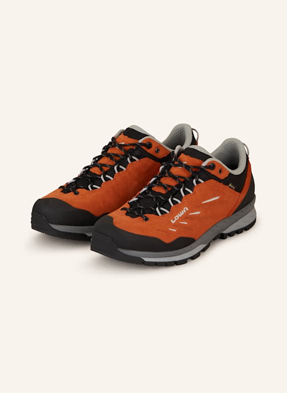 LOWA Wanderschuhe DELAGO GTX LO DUNKELORANGE/ SCHWARZ