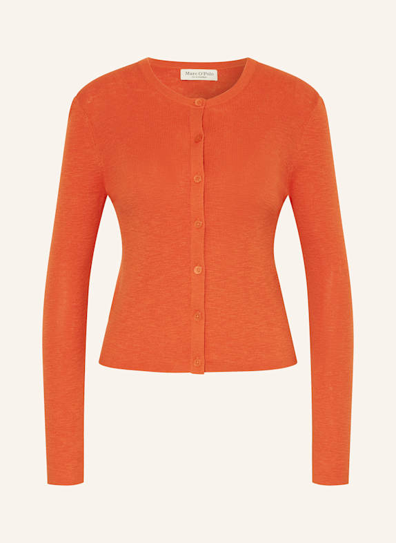 Marc O'Polo Strickjacke DUNKELORANGE