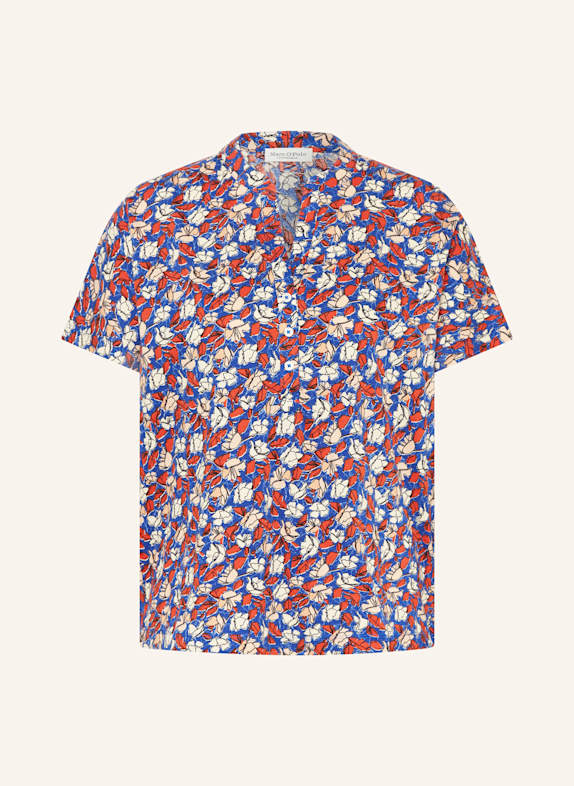Marc O'Polo Blusenshirt BLAU/ ROT/ BEIGE