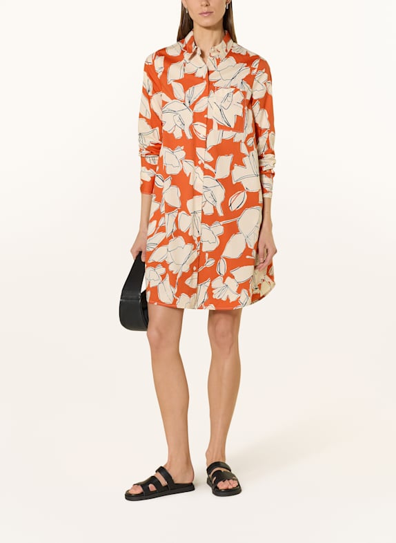 Marc O'Polo Hemdblusenkleid ROT/ ECRU