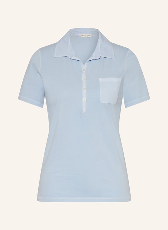 Marc O'Polo Jersey-Poloshirt HELLBLAU