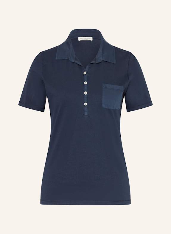 Marc O'Polo Jersey-Poloshirt DUNKELBLAU