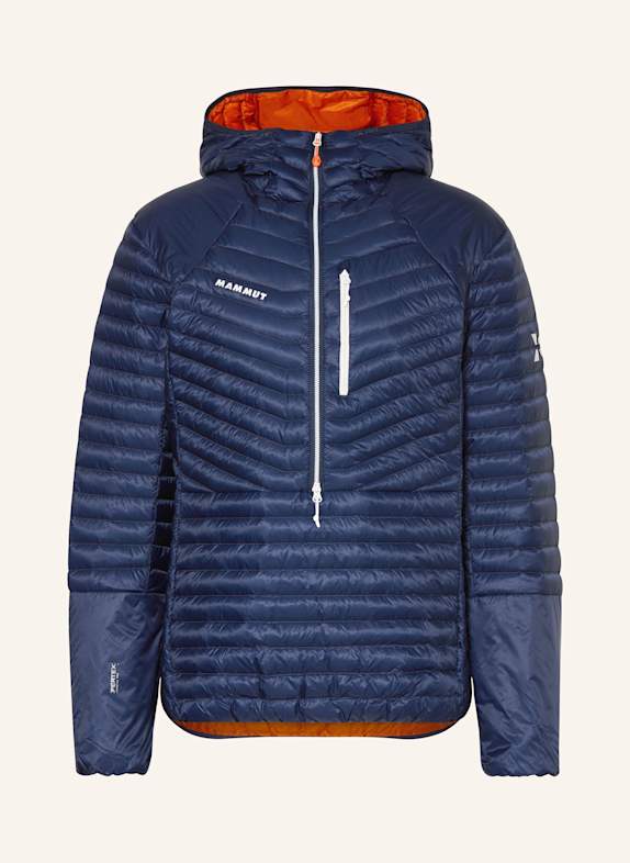 MAMMUT Lekka kurtka puchowa EIGER SPEED IN HALF ZIP HOODIE GRANATOWY