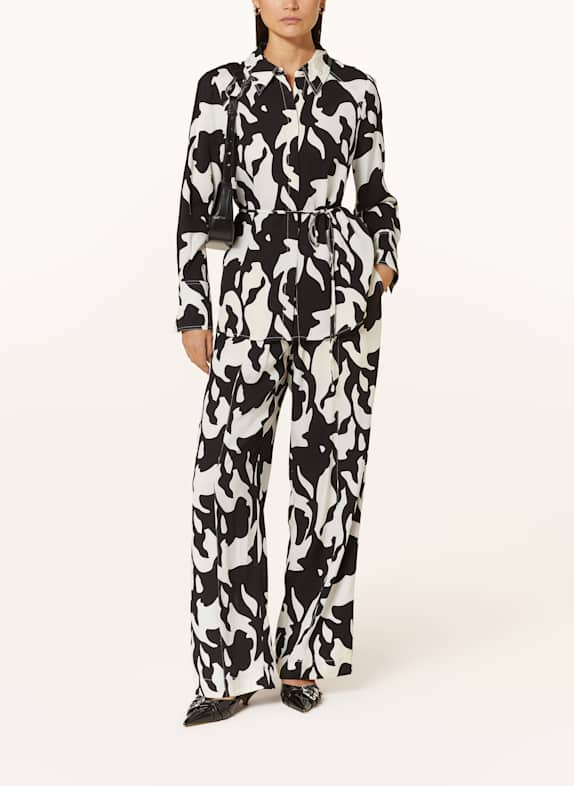 ROUGE VILA marlene broek ECRU / ZWART
