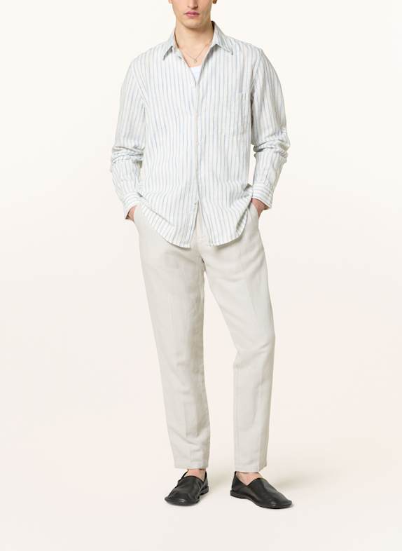SAMSØE  SAMSØE Pantalon SMITHY coupe slim avec lin ÉCRU
