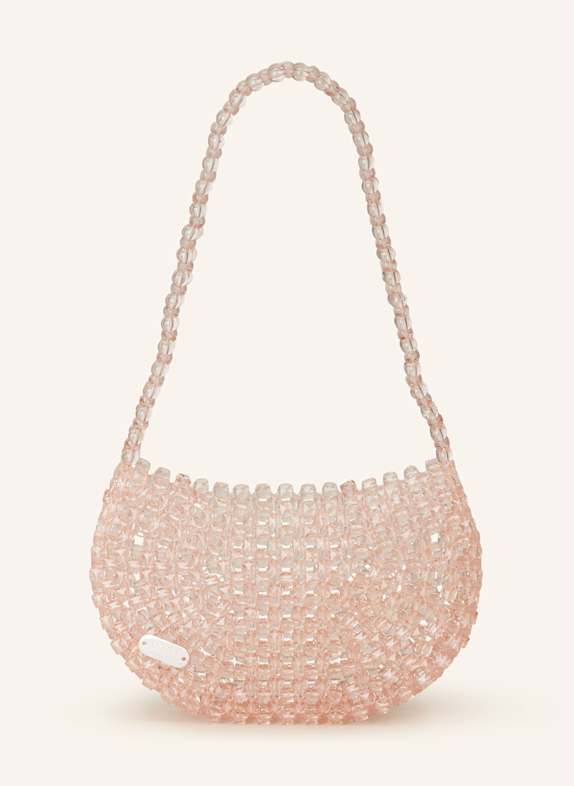 0711 TBILISI Handtasche LUNA aus Schmuckperlen ROSÉ