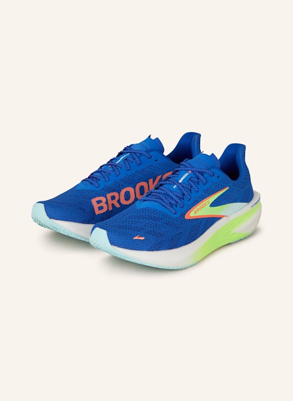 BROOKS Laufschuhe HYPERION 2 BLAU/ NEONGRÜN