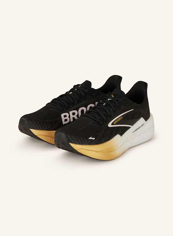 BROOKS Laufschuhe HYPERION MAX 2 SCHWARZ/ WEISS/ GOLD