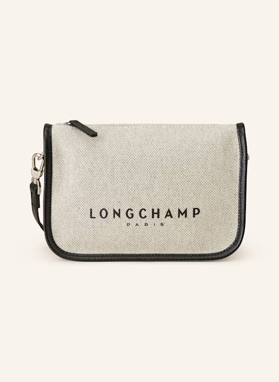 LONGCHAMP Umhängetasche ESSENTIAL SMALL ECRU/ SCHWARZ