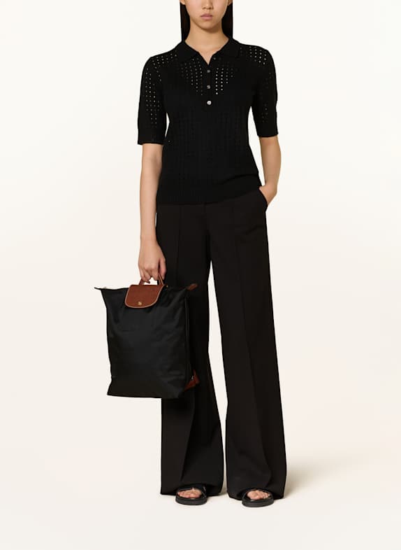 LONGCHAMP Rygsæk LE PLIAGE MEDIUM SORT / COGNAC
